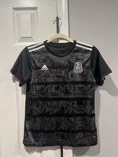 Mexico National Team Soccer Shirt Youth XL Black Climalite Jersey