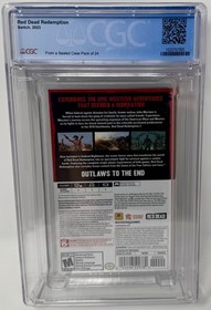 CGC Graded Red Dead Redemption NEW Nintendo Switch (1020707005, 9.8 A++)