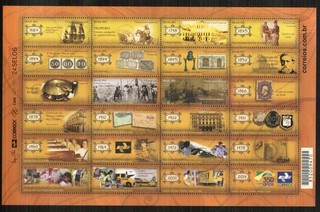 Brazil 2013 350 Years of Histiory Sheetlet Unmounted Mint