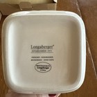 Longaberger Holiday Spreader And Natures Garland Small Square Bowl — photo 5