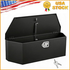 36x12x12 Steel Trailer Tongue Tool Box Lockable Heavy Duty Truck Rv Chest