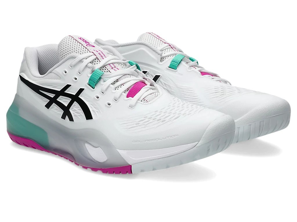 アシックス ASICS GEL-RESOLUTION X All Court WIDE 1041A481 103 White Green Men