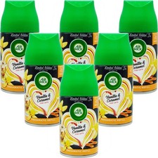 6x Air Wick - Vanilla & Caramel Iced Latte - Limited Edition - Refill - 250ml