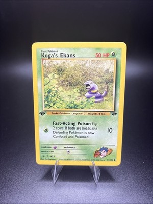 1st Edition Koga s Ekans 77/132 - Gym Challenge - Near Mint