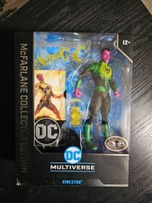 Mcfarlane DC Multiverse Collector Edition  06 PLATINUM CHASE SINESTRO  Corps War