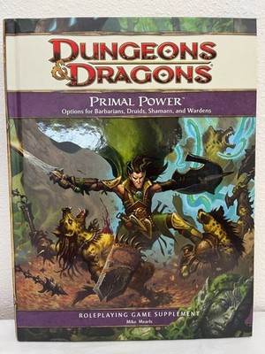 Dungeons and Dragons 4e Primal Power - Hardcover