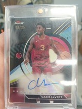 2023-24 Finest #FA-CL Caris LeVert Finest Autographs Black Refractors #/25 JSY#