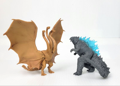 缶　ペンケース　GODZILLA vs  KING  HIDORA Godzilla VS King Ghidorah 2019 *No Base* HG D+ Gashapon 3