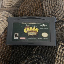 Nintendo Game Boy Advance Crash Bandicoot Huge Adventure Cartridge