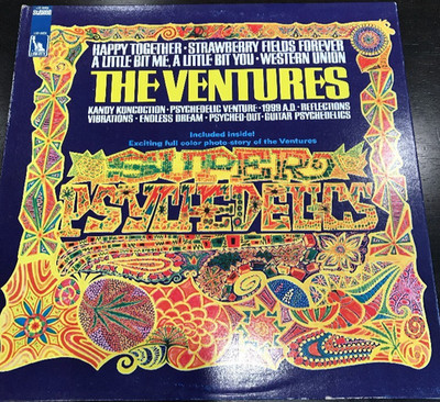 Super Psychedelics By The Ventures (Vinyl, Sundazed) Vintage Rare-Ships N 24 Hrs
