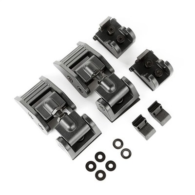 Rugged Ridge Hood Catch Kit for Jeep Wrangler JK - Fits 2007 2018 Wrangler