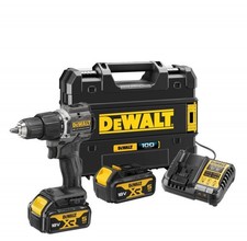 Dewalt DCD100P2T Black 18v XR Brushless Compact Combi Hammer Drill 100 Year