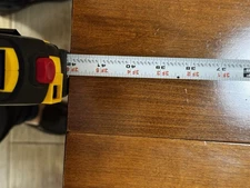 Beautiful cherry wood dining room table removable table leaf expander (2)