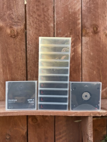 Lot of 5 — Fujifilm LTO-6 Ultrium 2.5TB/6.25TB Data Tape Cartridges