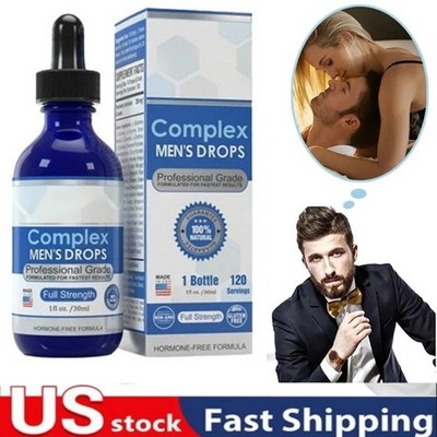Complex Men's Drops Secret Drops for Strong Men,Male Supplement Drops 30ML