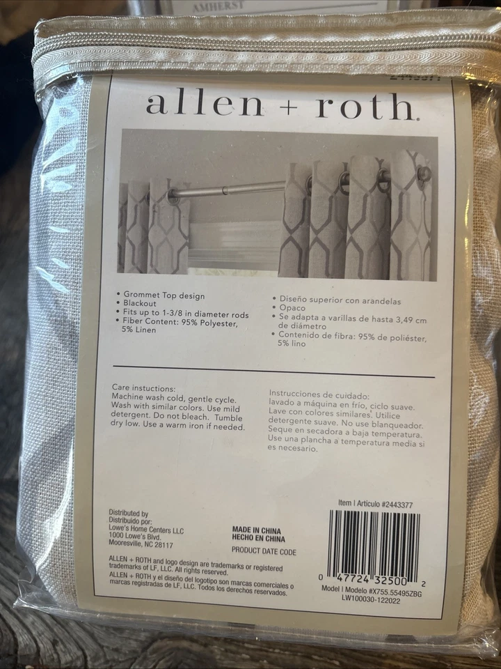 Cortinas Allen + Roth Foto 4 de 4