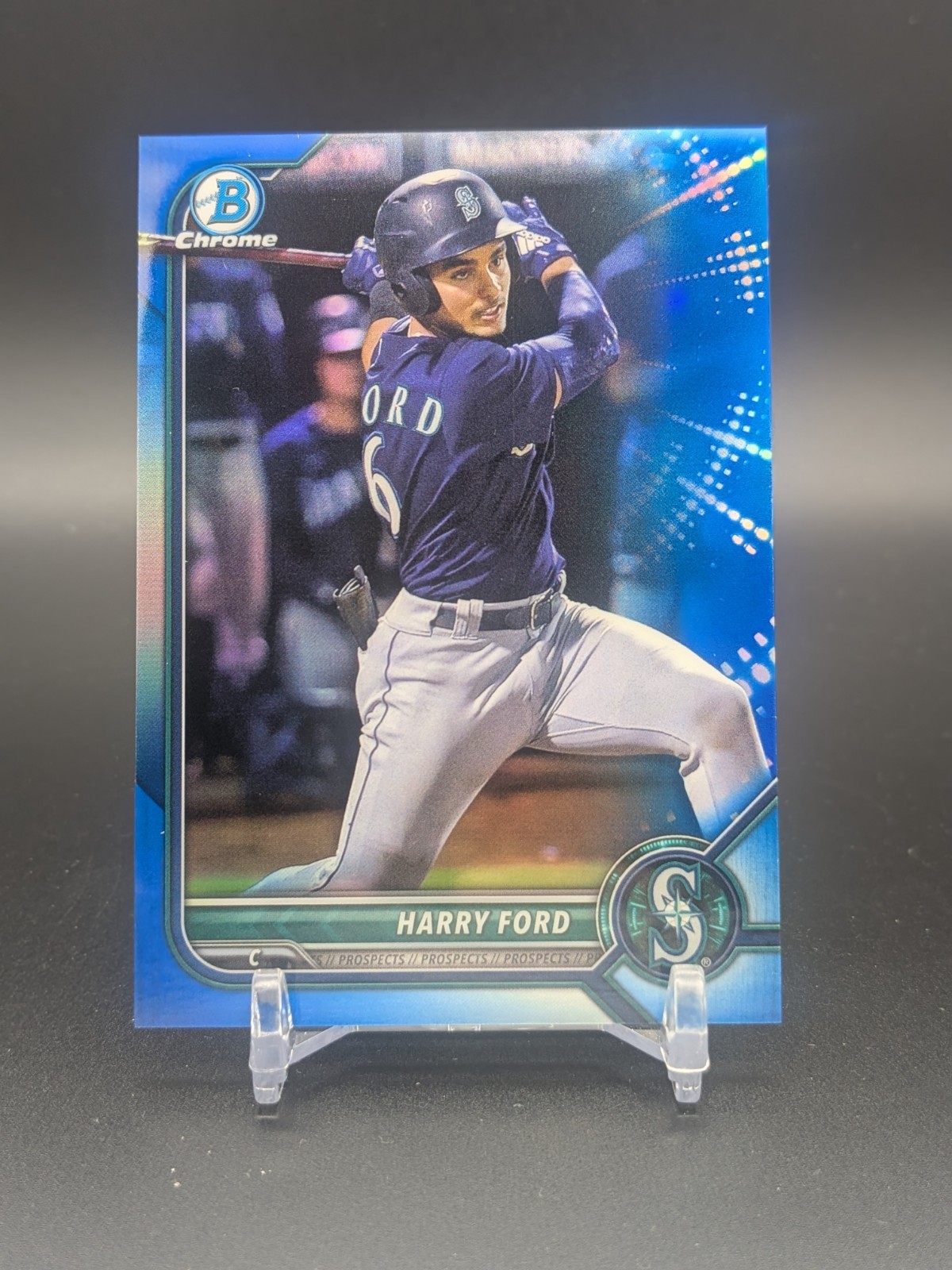 Harry Ford 2022 Bowman Chrome Prospects Blue Refractor #'d /150 #BCP-189