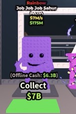 Steal a Brainrot Rainbow Job Sahur 7M Million a Second