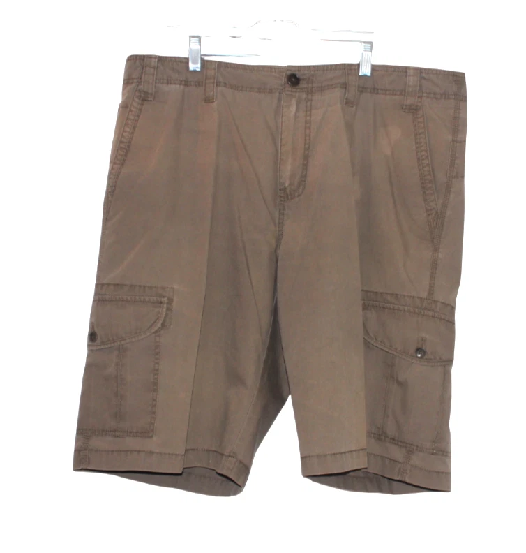 Pronto Uomo 蓝色浅棕色棉工装短裤休闲尺寸 38 — 第 3/4 张图片