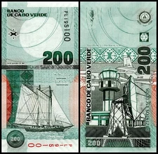 Cape Verde 200 Escudos, 2005, P-68, UNC
