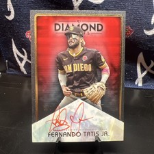 2023 Topps Diamond Icons Red #AC-FTJ Fernando Tatis Jr Auto /5 San Diego Padres