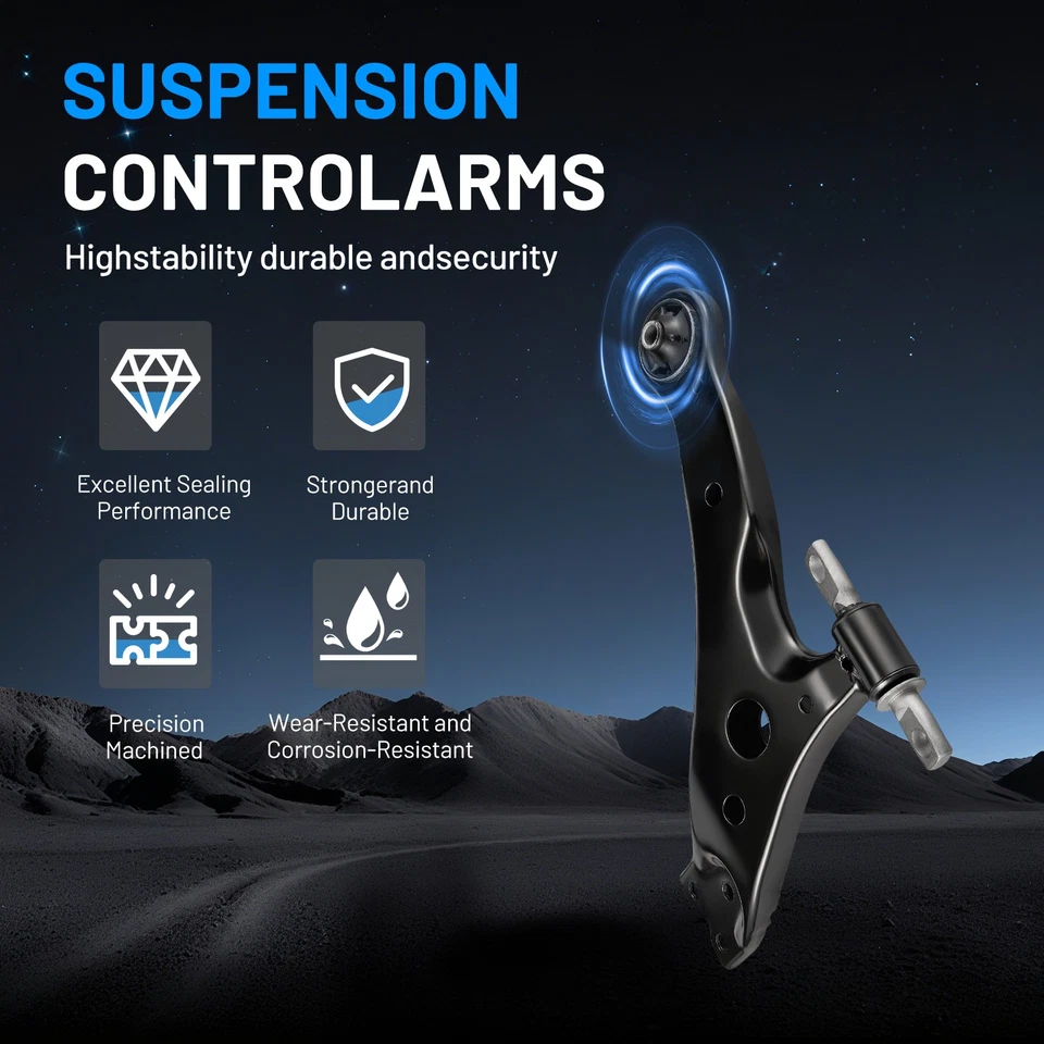 10pc Front Suspension Kit Lower Control Arm Tie Rod for 2004 -2006 Toyota Camry - Изображение 3 из 4