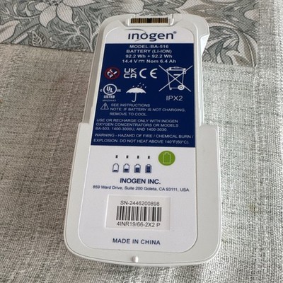 Inogen BA-516 Li-Ion Rechargeable Battery 14.4V 6.4Ah for Oxygen Concentrator