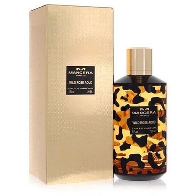 Mancera Wild Rose Aoud by Mancera Eau De Parfum Spray (Unisex) 4 oz (Women)