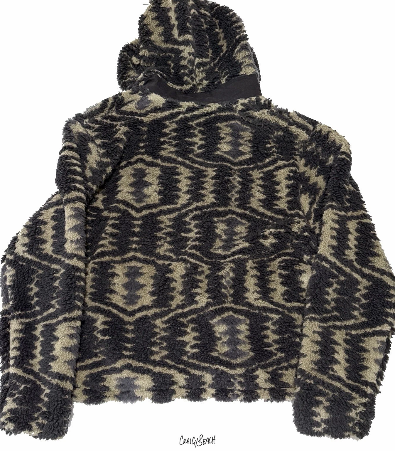 John Elliott Morgan Jacquard Polar Fleece Parka Large 3 FW21 NWT $898 Retail image 2