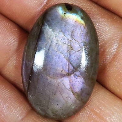 Labradoriet ovaal oorringen | edelsteen sieraden