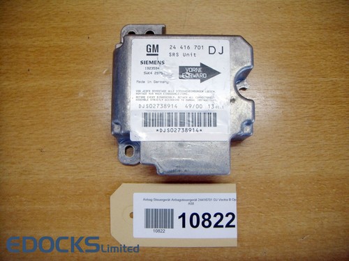Airbag Steuergerät Airbagsteuergerät 24416701 DB/BD/DJ/TY Vectra B Opel