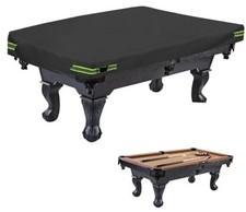 Pool Table Cover - Billiard Table Cover, 600D Waterproof Covers for 7ft Black