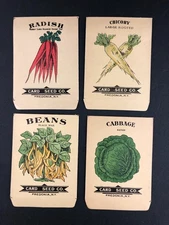 The CARD SEED Company Fredonia N.Y.   - Empty Packet - Vintage - Excellent