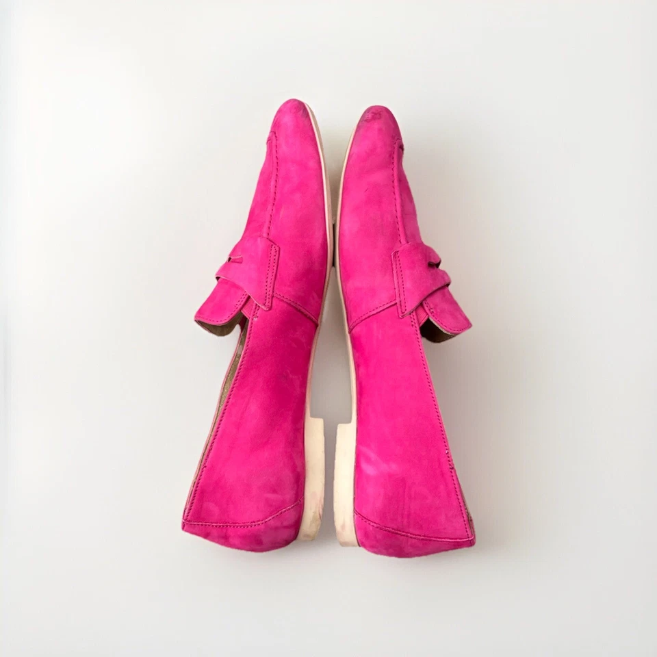 Zapatos mocasines de cuero rosa suave Paul Green para mujer talla 11 EE. UU. 8,5 UK Foto 2 de 4