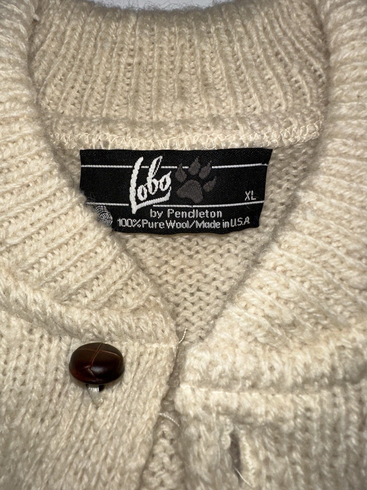 Lobo by Pendleton Pullover Henley Wool Sweater Si… - image 17