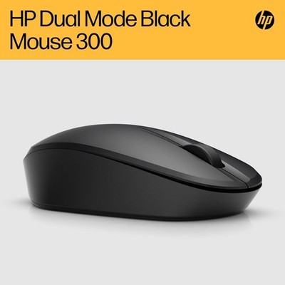 HP Dual Mode Wireless Maus 300 Bluetooth 2,4 GHz USB bis 3600 dpi Smart-TV Neu