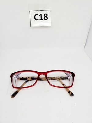 BCBG Maxazria Eyeglasses Frames Full Rim 51-16 135 0004 red