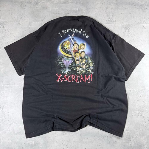 Vintage 90s Las Vegas Stratosphere Ride I Survived The X-Scream • XL