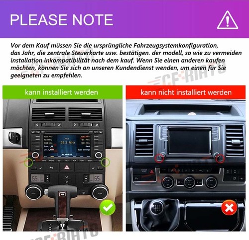 Für VW Sharan 7M Bj 1999-2009 2+64G Android 15 Autoradio Carplay WIFI BT GPS RDS - Bild 2 von 15