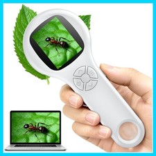 Mini Pocket Digital Microscope, Macro Fixed Focus Magnifying Glass, Portable ...