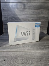 Nintendo Wii Console Complete In Box with Wii Sports Bundle - White Bad Box 