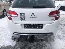 Citroen C4 II Typ N Stoßfänger hinten Heckschürze mit PDC EWP weiss Banquise