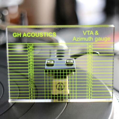 Vinyl Record Player Measuring Phono Tonearm VTA/Cartridge Azimuth Ruler 2024 NEW - Picture 2 of 12