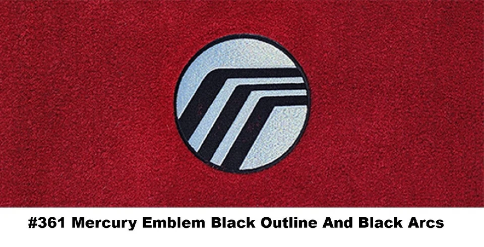 Alfombrillas Cutpile ACC 1992-2011 Mercury Grand Marquis Mercury Logo 4 piezas Foto 2 de 4