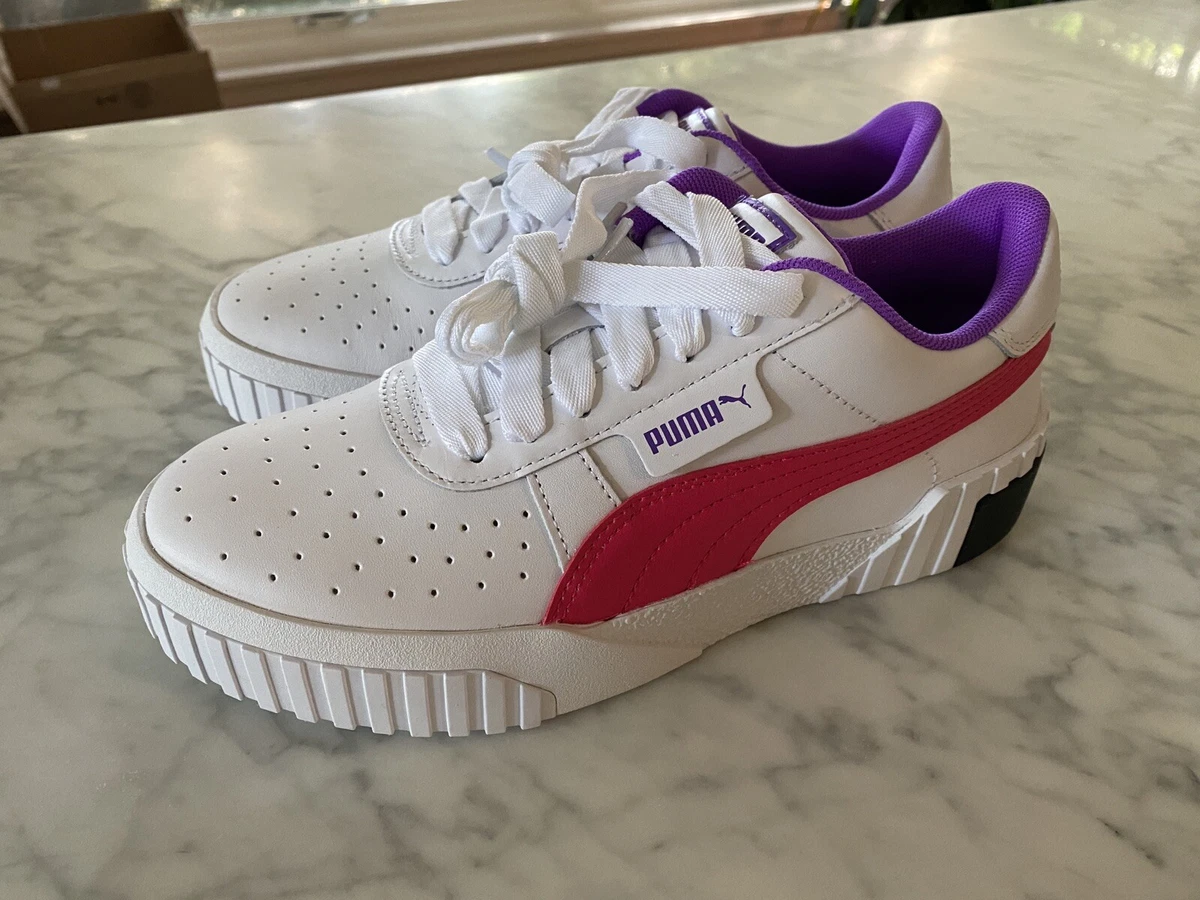 Puma basse top blanche femme