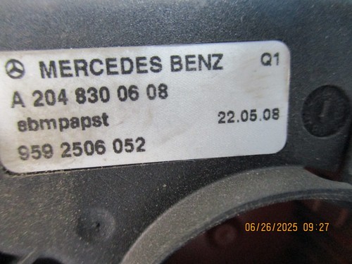 Innenraumgebläse Mercedes-Benz C-CLASS 2008 -A2048300608(15006) - Picture 2 of 7