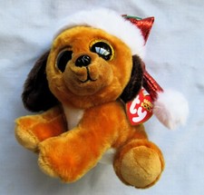 HOWLIDAYS 6" Christmas DOG - TY Beanie Boos - NEW  MINT