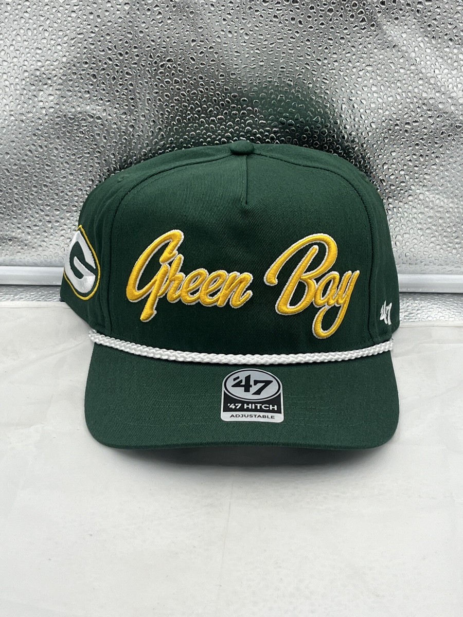 Green Bay Packers NFL '47 Brand Green Script Rope Hitch Snapback