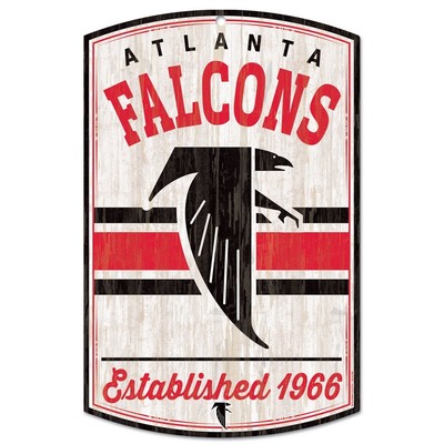 Atlanta Falcons Classic Retro Logo Est 1966 Wood Sign 11x17 New Wincraft 43662272231 Ebay