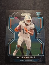 2021 Panini Chronicles Prizm Black Jaylen Waddle #PB-10 Silver Prizm Rookie